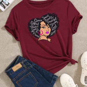 تيشرت حريمي مطبوع