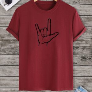 تيشرت رجالي نص كم حوض قطن - نبيتي