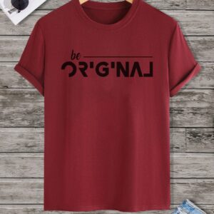 تيشرت رجالي نص كم حوض قطن  - نبيتي