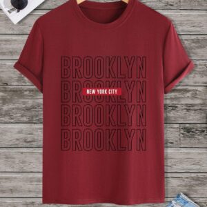 تيشرت رجالي نص كم حوض قطن  - نبيتي