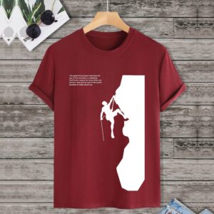 تيشرت رجالي نص كم حوض قطن  - نبيتي