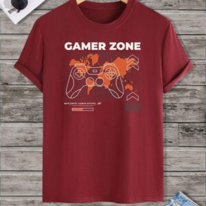 تيشرت رجالي نص كم حوض قطن  - نبيتي