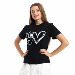 تيشرت حريمي مطبوع