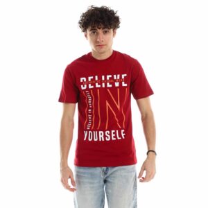 تيشرت رجالي نص كم حوض قطن - نبيتي