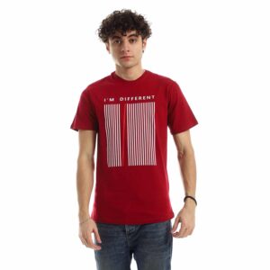 تيشرت رجالي نص كم حوض قطن - نبيتي