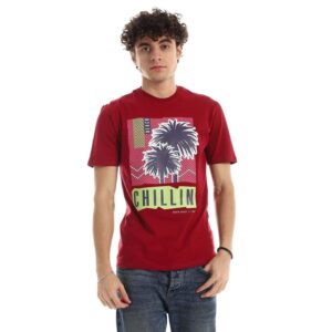 تيشرت رجالي نص كم حوض قطن - نبيتي