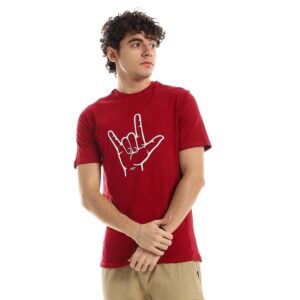 تيشرت رجالي نص كم حوض قطن - نبيتي