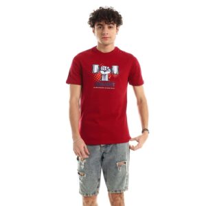 تيشرت رجالي نص كم حوض قطن - نبيتي