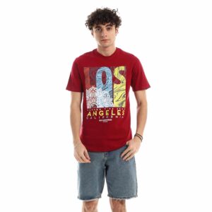 تيشرت رجالي نص كم حوض قطن - نبيتي