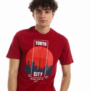 تيشرت رجالي نص كم حوض قطن - نبيتي