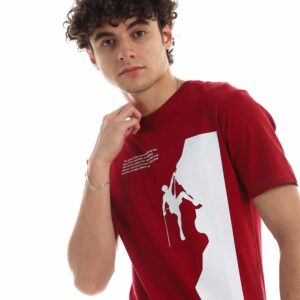 تيشرت رجالي نص كم حوض قطن - نبيتي