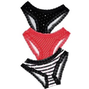 ٣ اندر وير دانتيل قطن استريتش - مطبوع