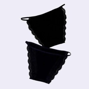 ٢ اندر وير دانتيل قطن استريتش