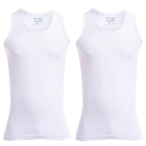 مجموعه من (2) - حماله 100% قطن صافي - ابيض