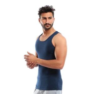 فانله داخلية مسيري -  قطن استريتش  كحلي