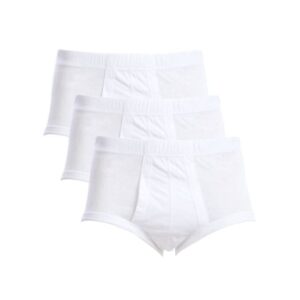 مجموعة من (3) سليب قطونيل 100% قطن - أبيض