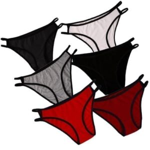 مجموعة من (6) اندروير قطن حريمي