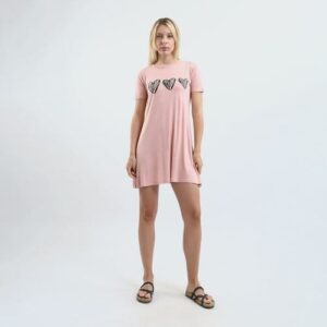 نايت شيرت قطن نص كم استريتش بطبعه -كشمير