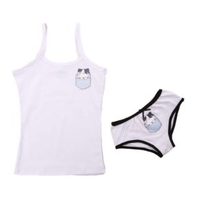 طقم مسيري بناتي حماله واندر ابيض