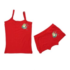 طقم مسيري بناتي حماله و هوت شورت احمر