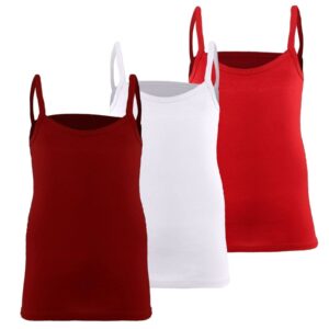 مجموعه من3 فانله حماله قطن مريح بناتي