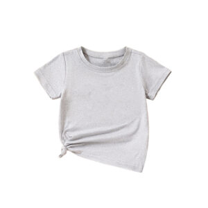 تيشرت اطفال ساده - رصاصي
